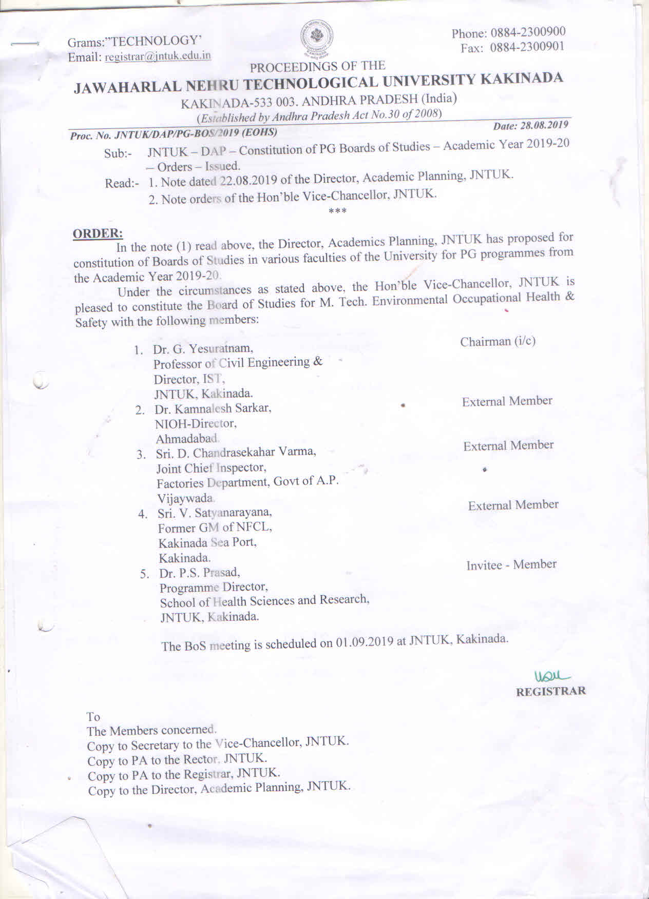 Jawaharlal Nehru Technological University Kakinada